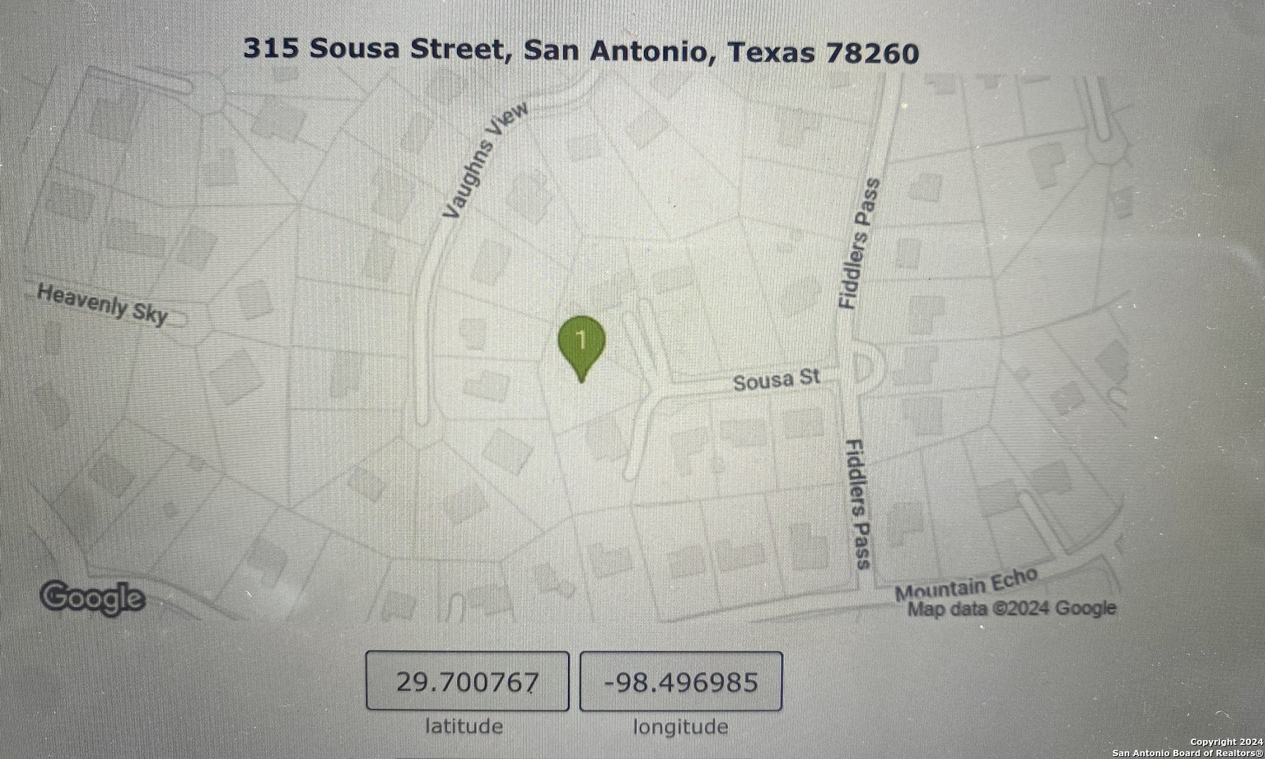 Photo of 315 Sousa St in San Antonio, TX
