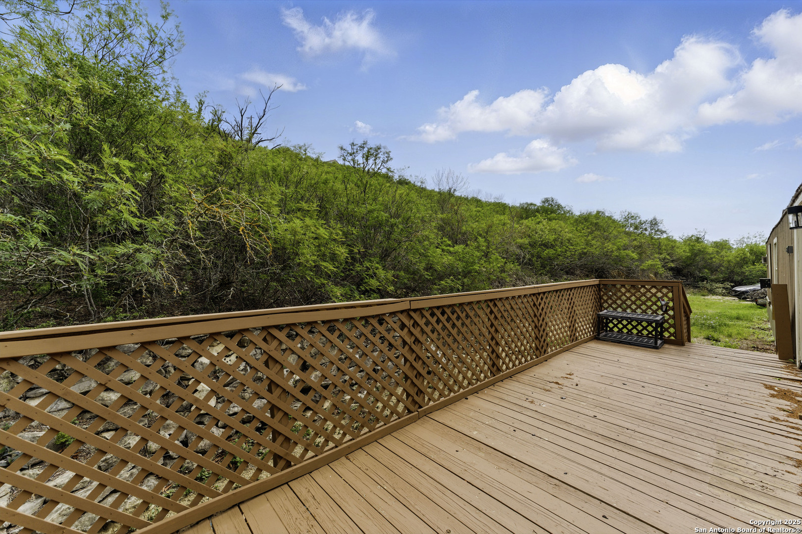 Wood deck