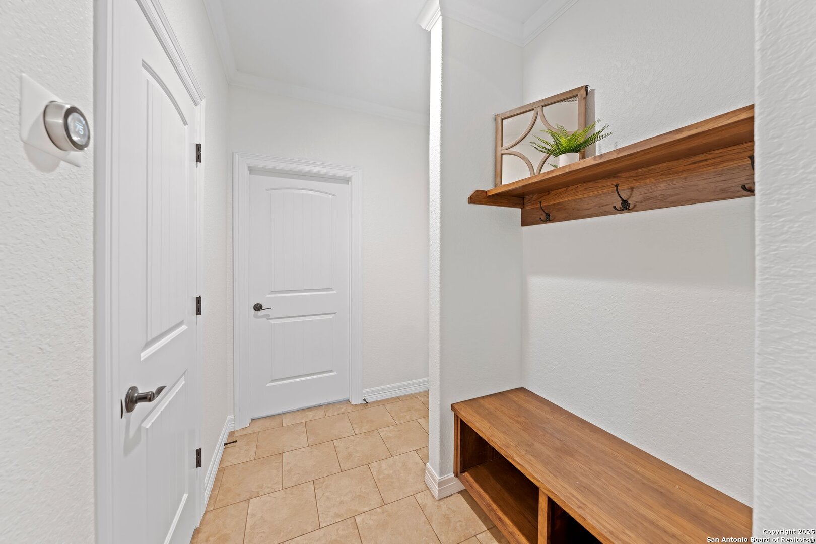 Entry from the garage