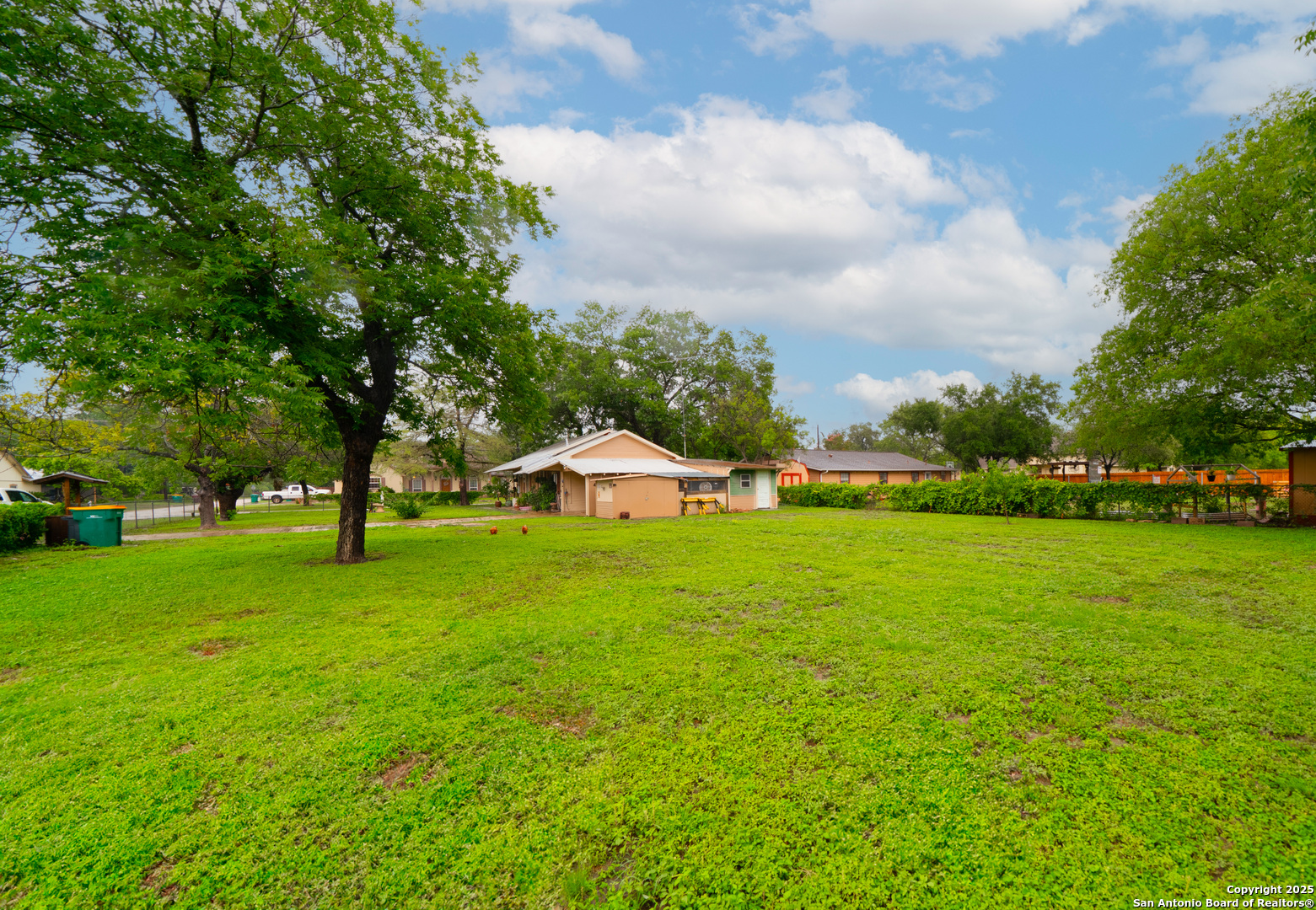 Backside of house of the two storage areas