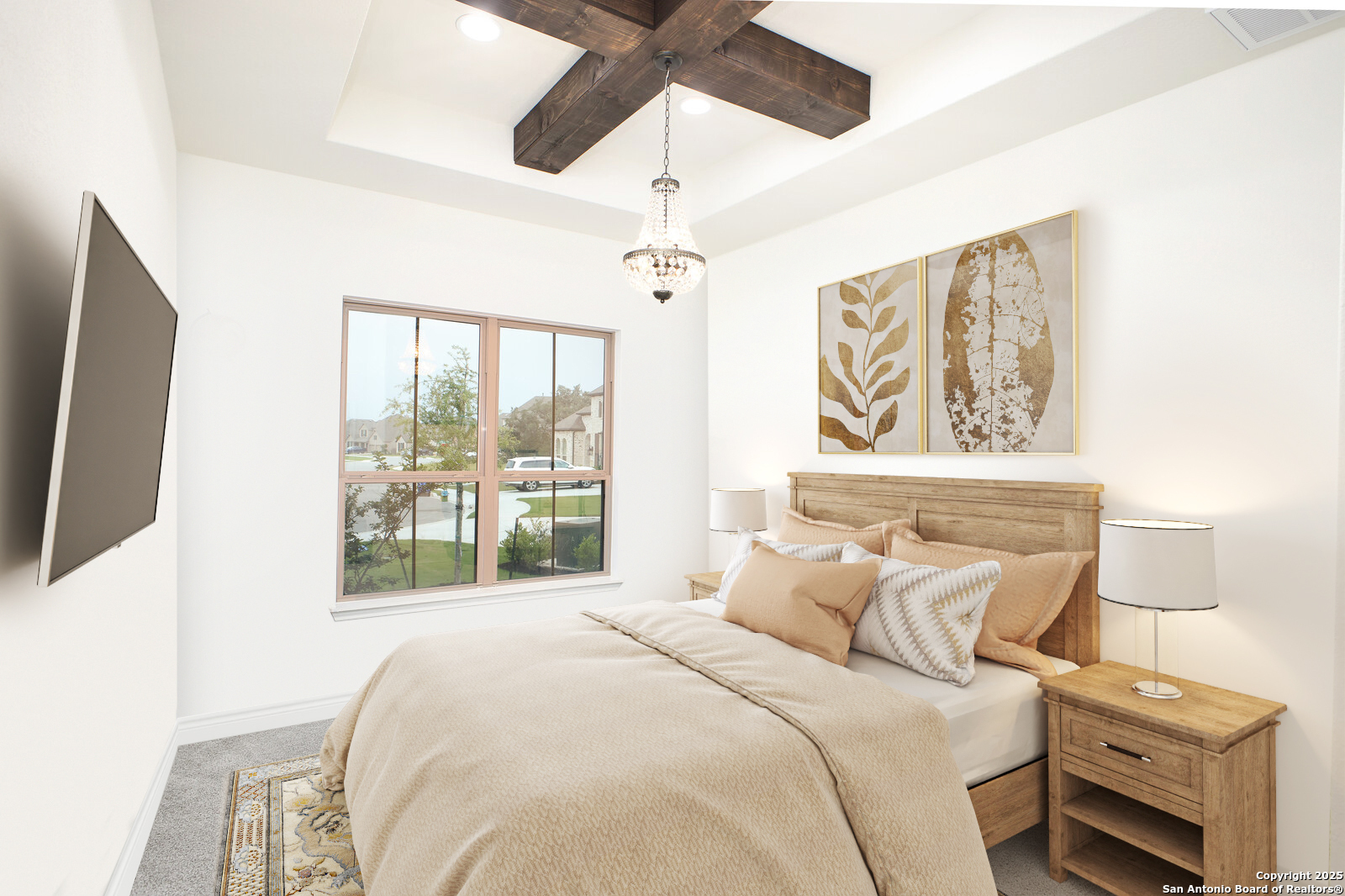 Currently staged as an office