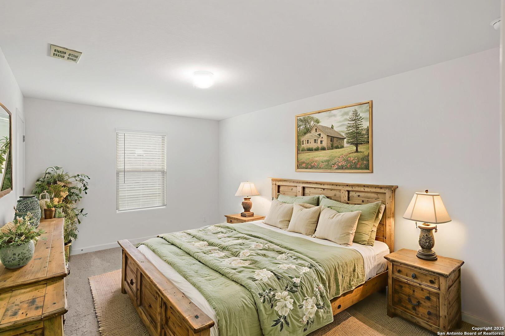 virtually staged bedroom