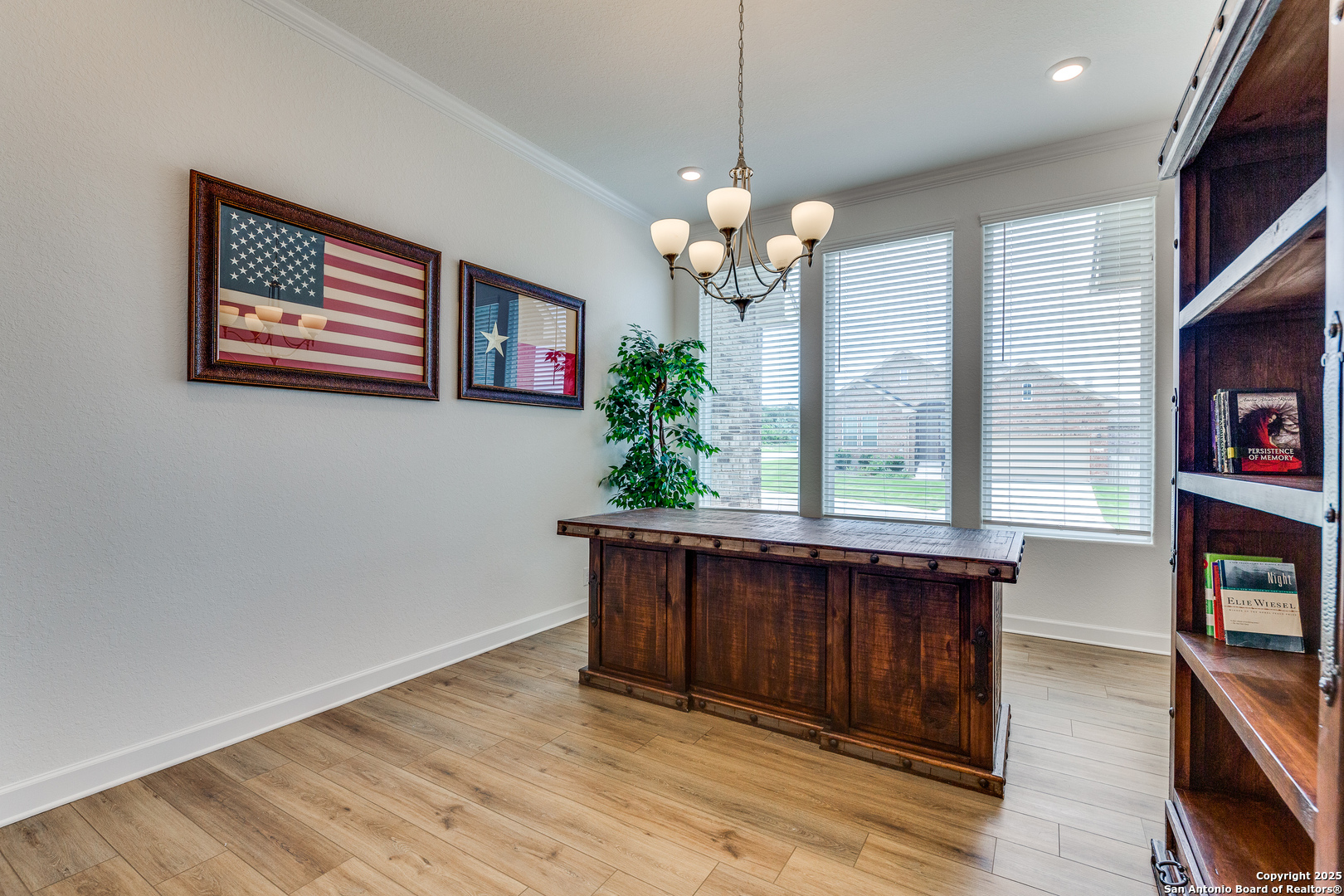 Dining room; being used as an office 