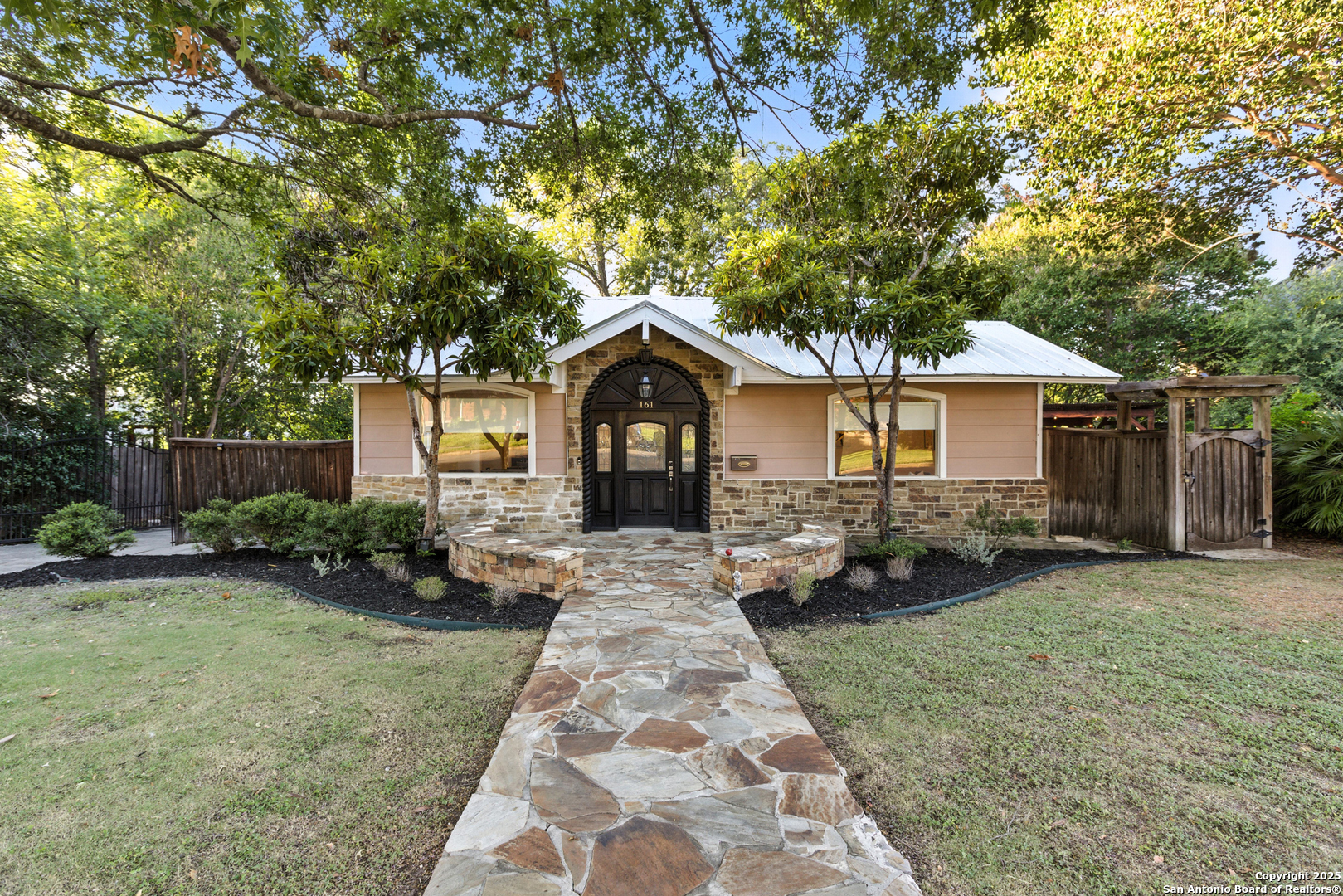 OPEN HOUSE SUN NOV 2ND FROM 11AM - 3PM. Discover a rare opportunity, in highly sought-after Alamo Heights proper. Ideally situated within walking distance to shops, dining, and top-rated schools, this stylishly updated property offers the perfect blend of comfort and versatility. Designed for both relaxation and entertaining, the home features a sparkling pool, multi-level outdoor living spaces, and outdoor kitchen.    Inside, you'll find two generous living areas, a formal dining room, and an updated gourmet kitchen-perfect for gatherings of any size. A detached casita offers flexible space ideal for a private home office, personal gym, or game room. The oversized 2-car garage provides ample storage for vehicles and gear.    Whether you're looking for an exceptional private residence or a proven short-term rental investment, 161 Barilla Pl delivers. This turnkey property has a successful rental history, making it a standout investment in one of San Antonio's most desirable neighborhoods.