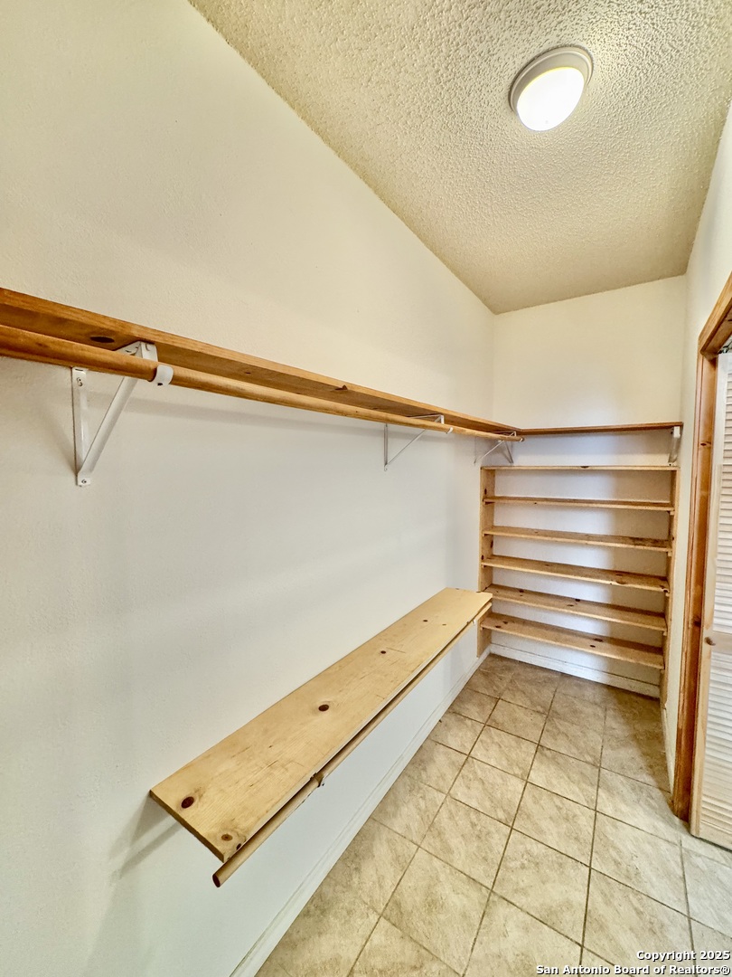 Primary closet walk in 