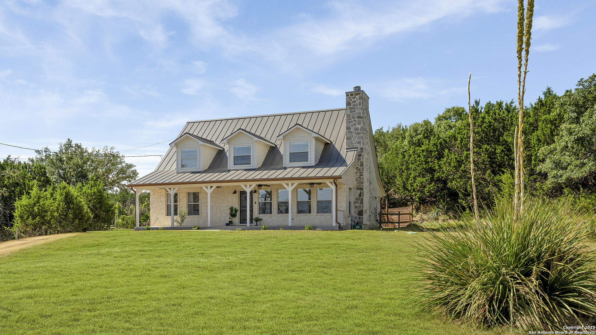 Large front yard