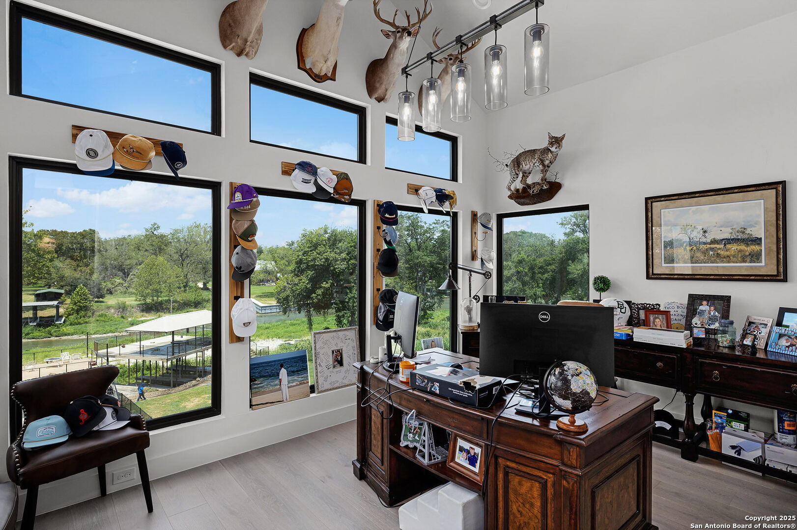 Dedicated Office overlooking the lake