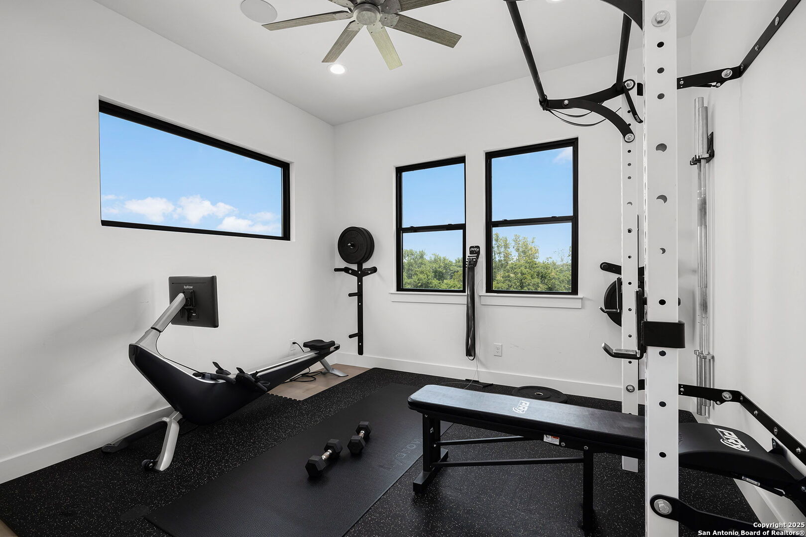 Gym off master bedroom