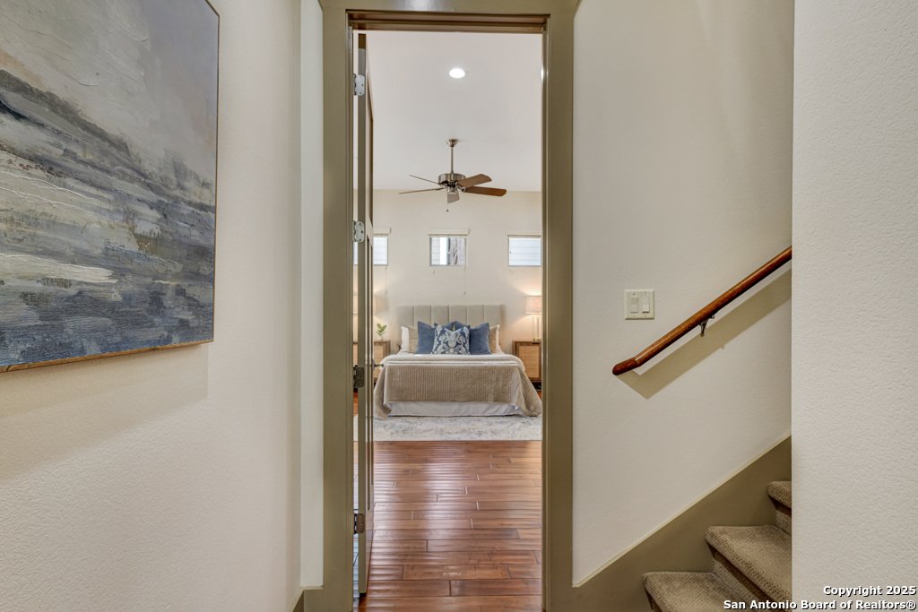 Primary bedroom is downstairs