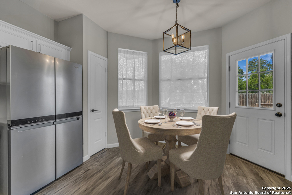 Virtually Staged Breakfast Area