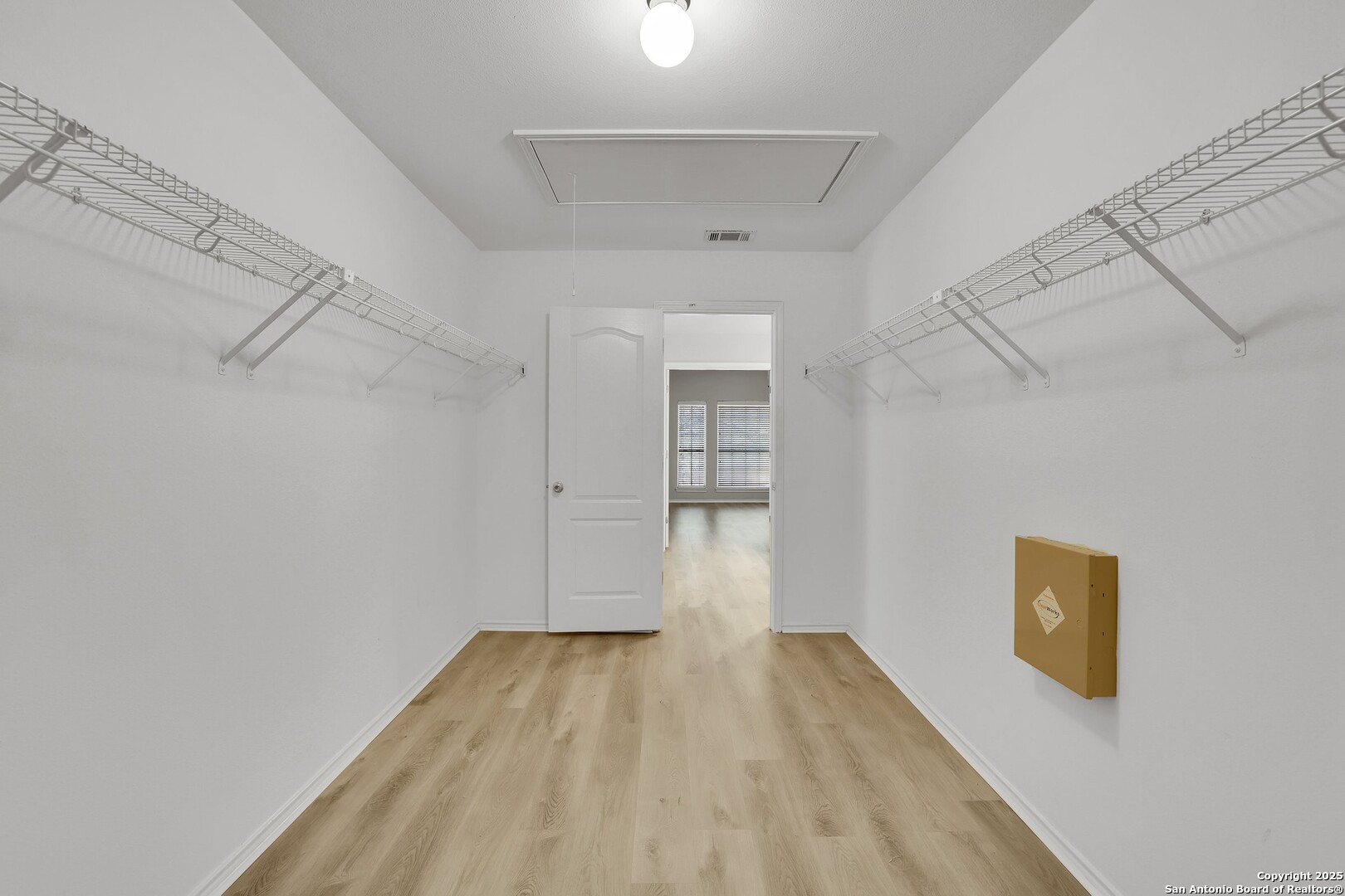 Primary walk in closet