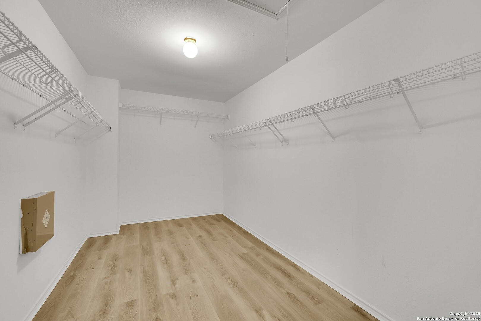 Primary walk in closet