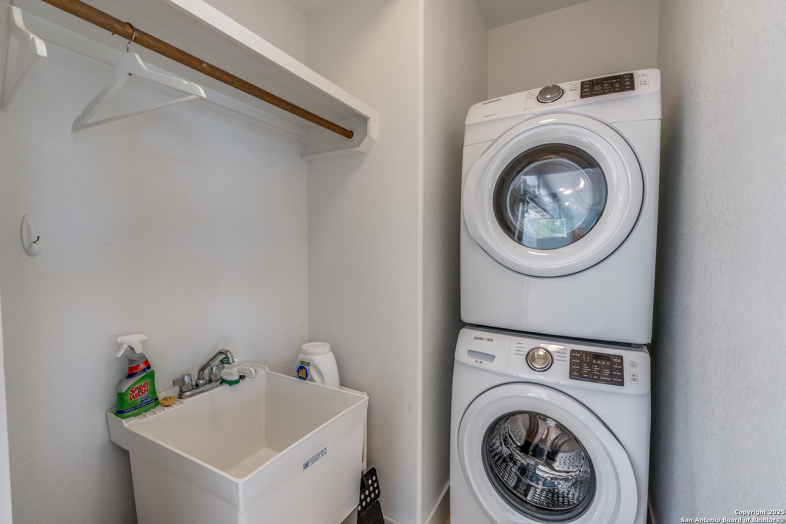 Downstairs laundry room