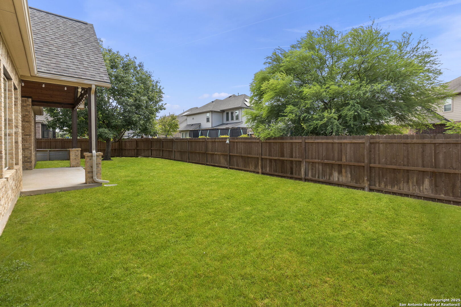 Nice Sized Yard with Sprinkler System