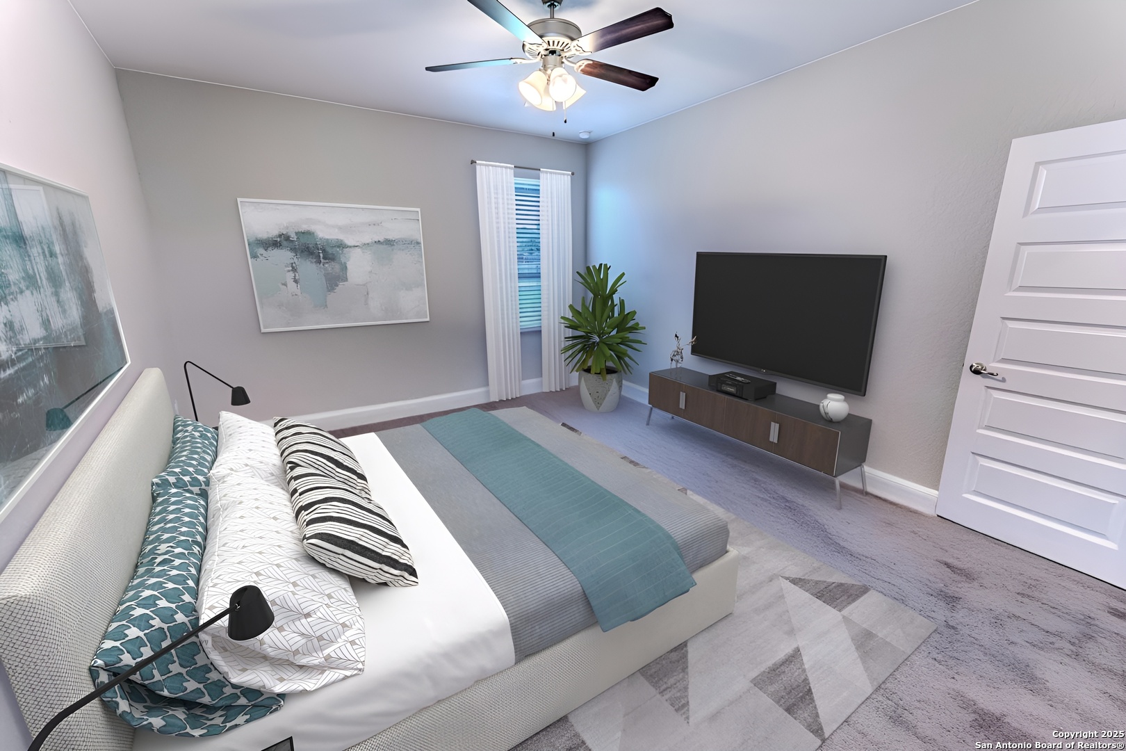 Secondary bedroom with ensuite bath