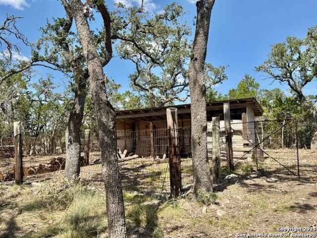 Was used as a goat pen at one time.