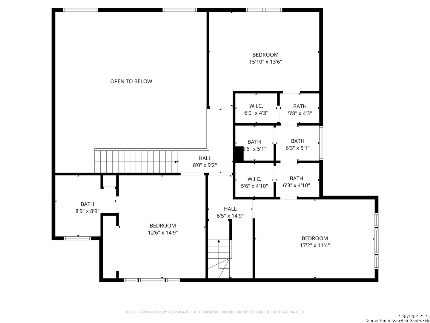2nd level floor plan