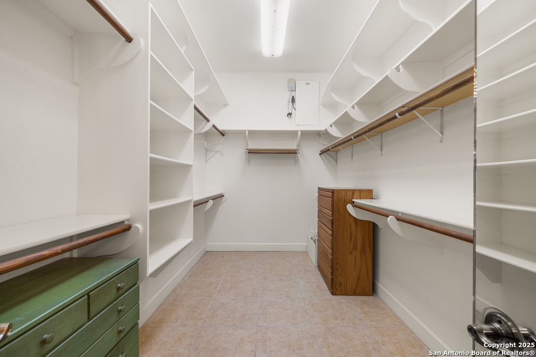 Primary walk in closet