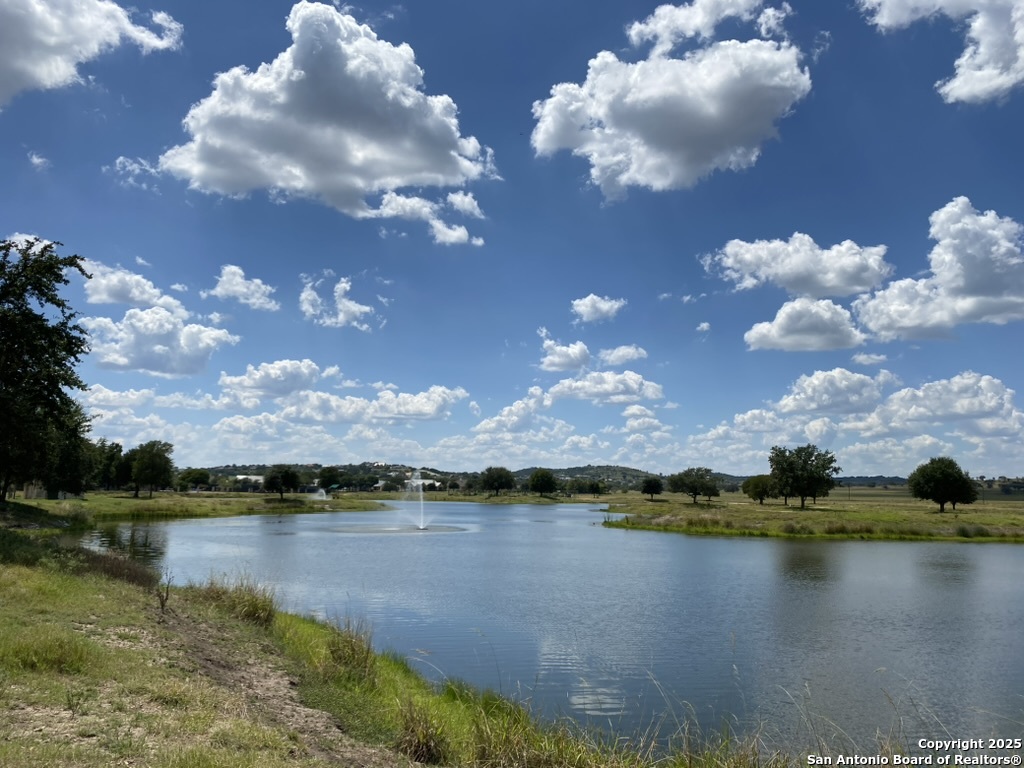 Private lake at entrance to the subdivision