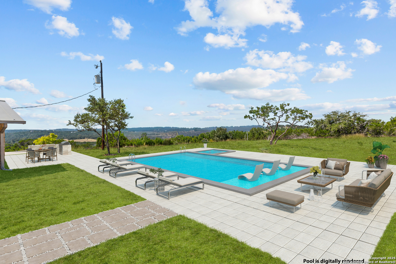 Perfect place for a pool, with this view.