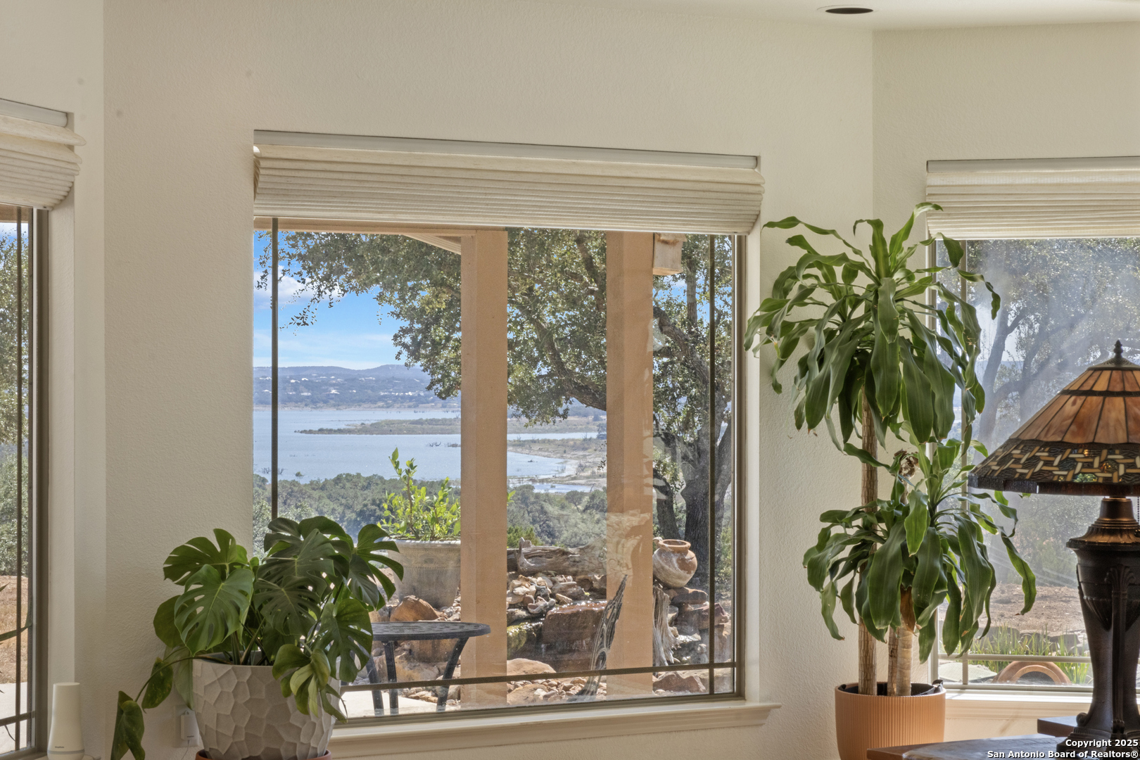 Lake view from the Living Room