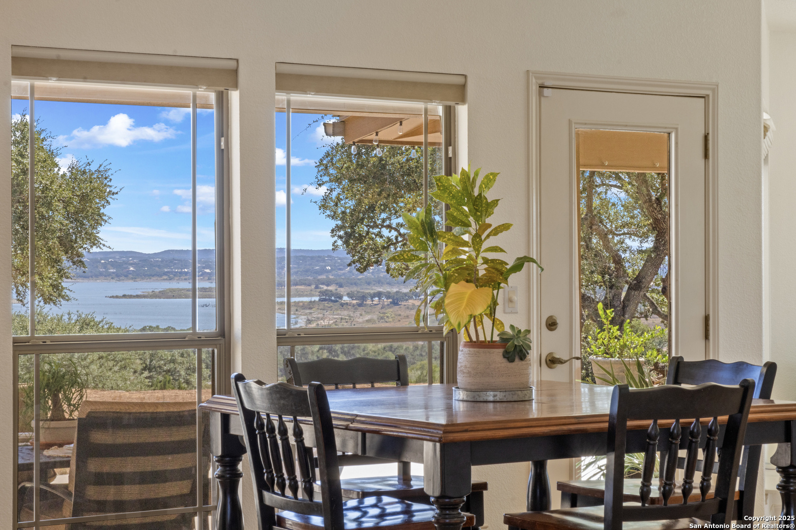Lake view from the Dining Room