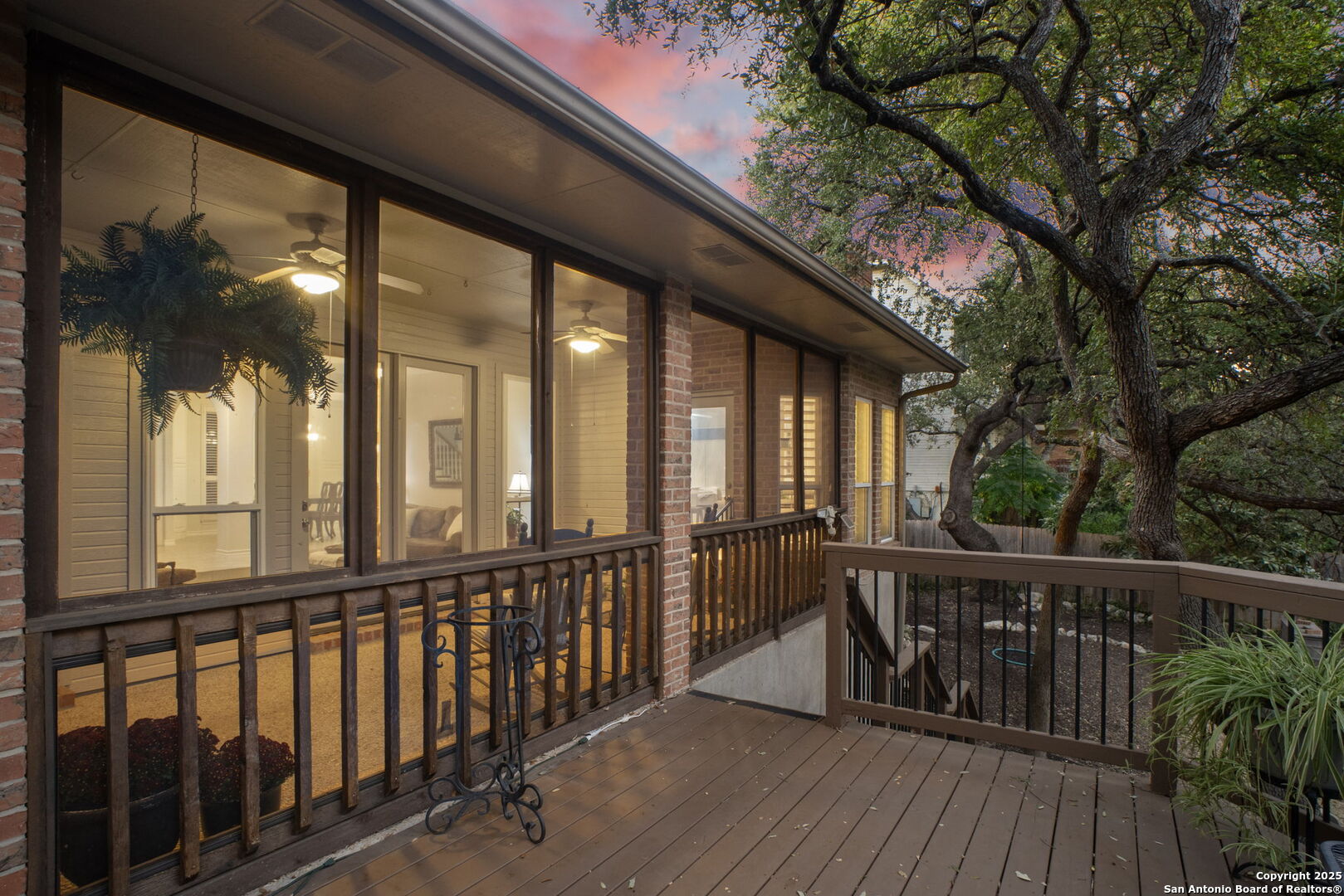 extended balcony/deck with storage underneath