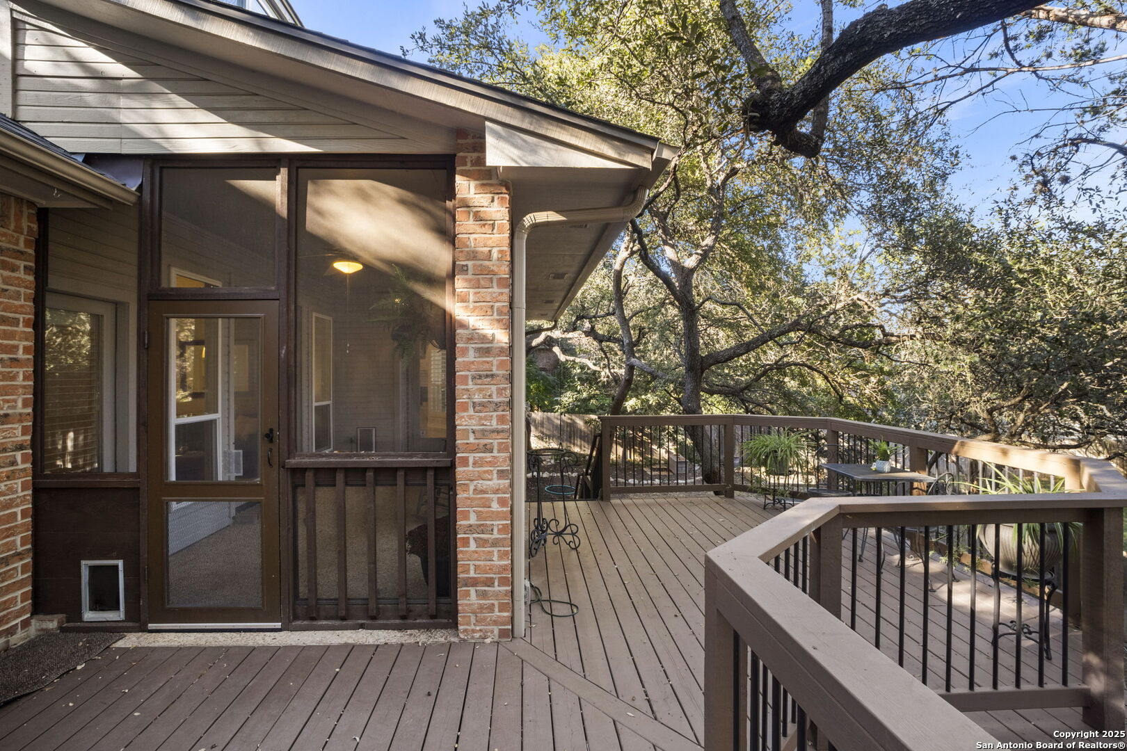 extended balcony/deck with storage underneath