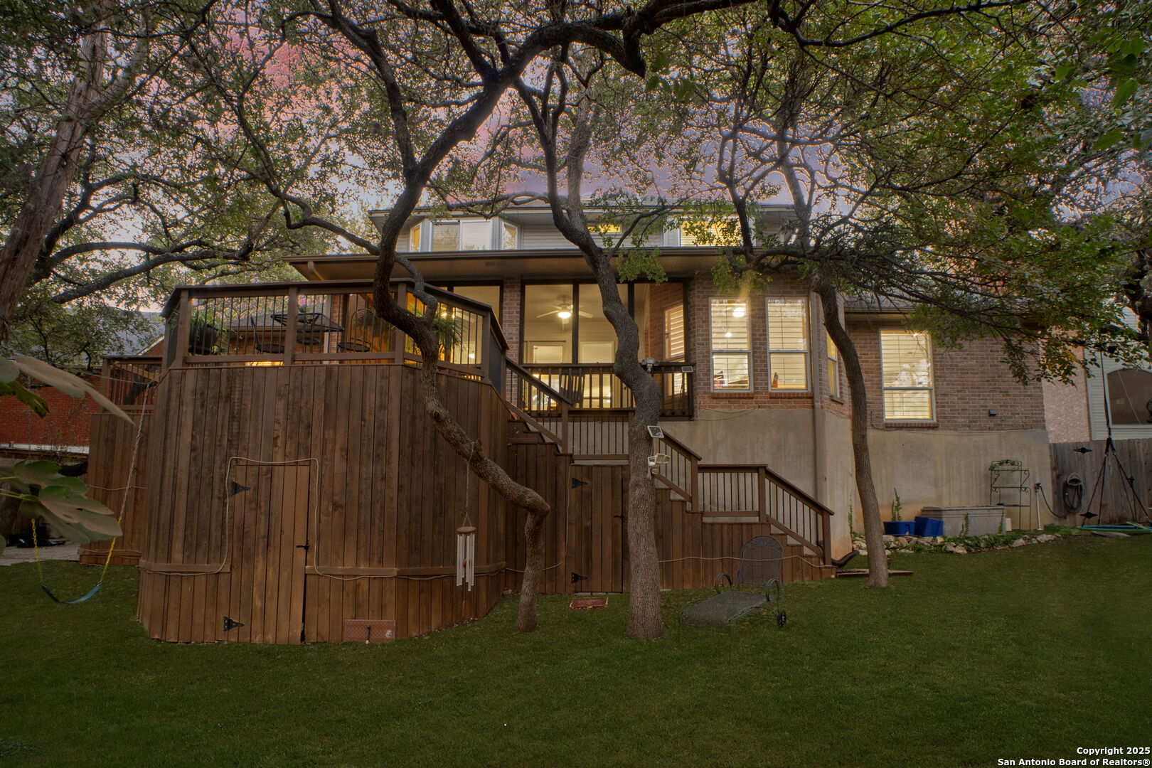 extended balcony/deck with storage underneath
