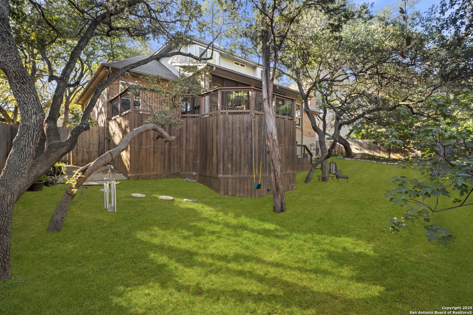 extended balcony/deck with storage underneath