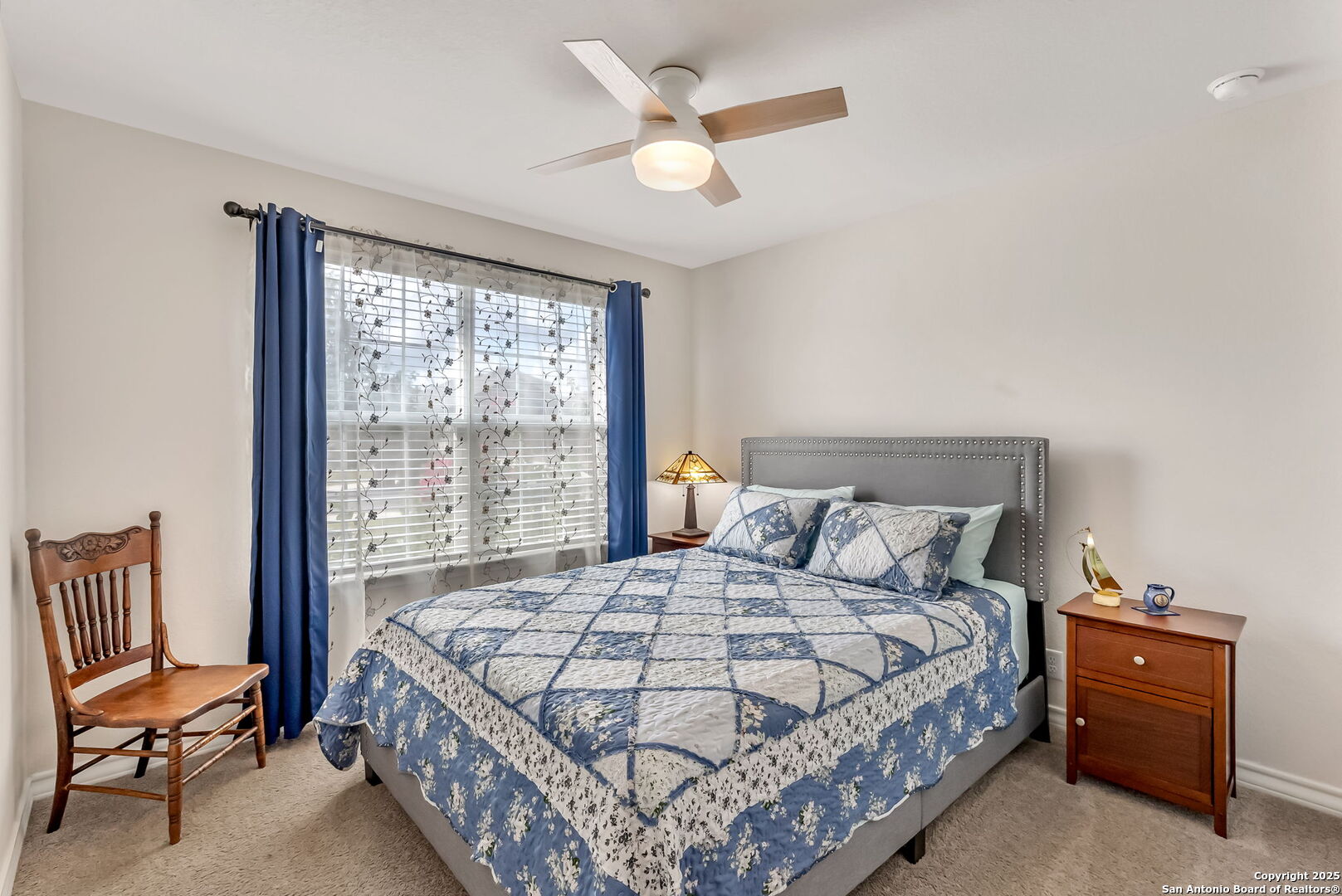 Secondary bedroom at the front of the home