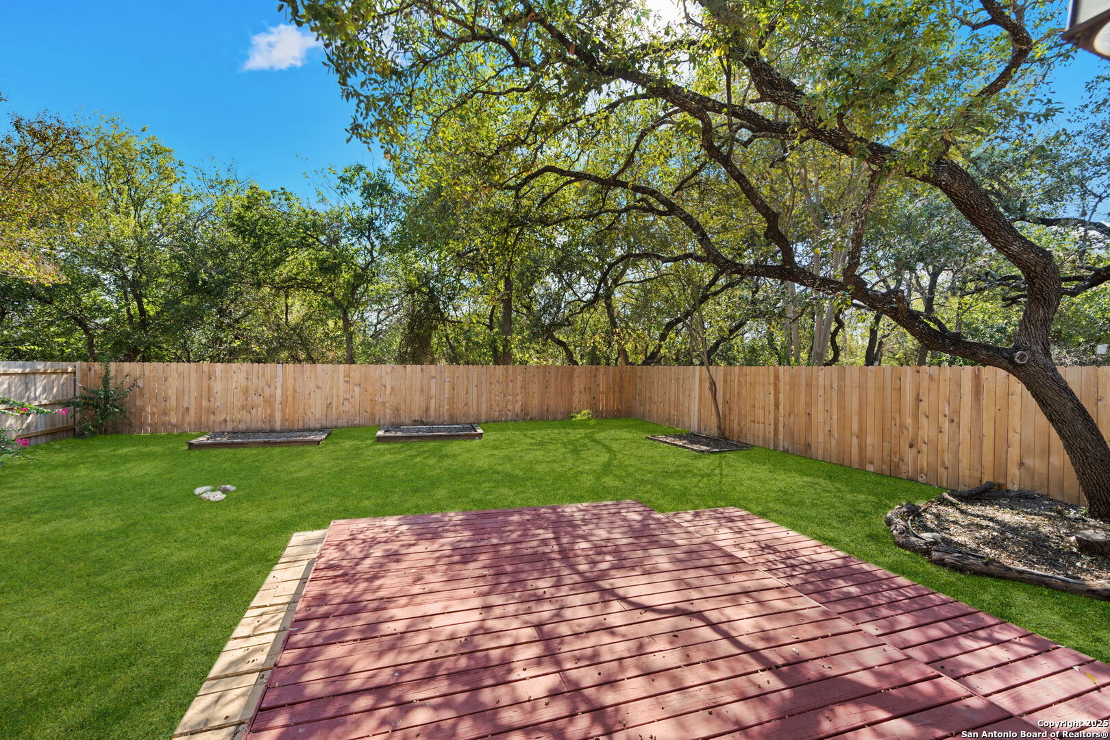 Grass in photo enhanced