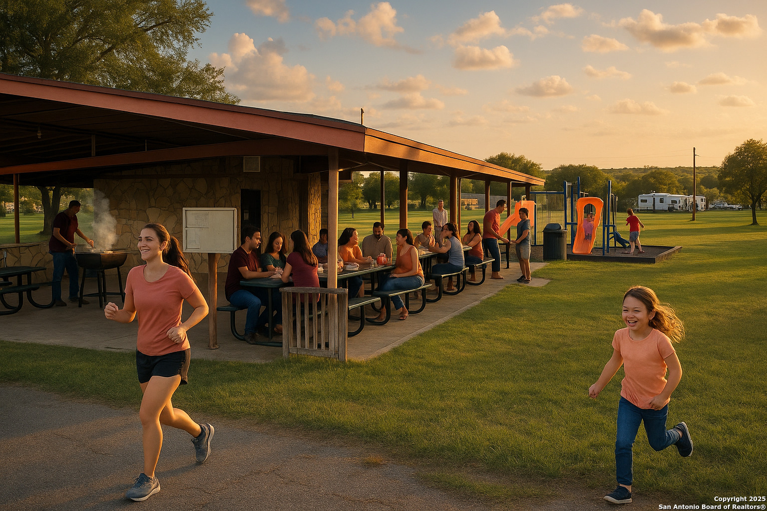 Pavellian inside the sports park