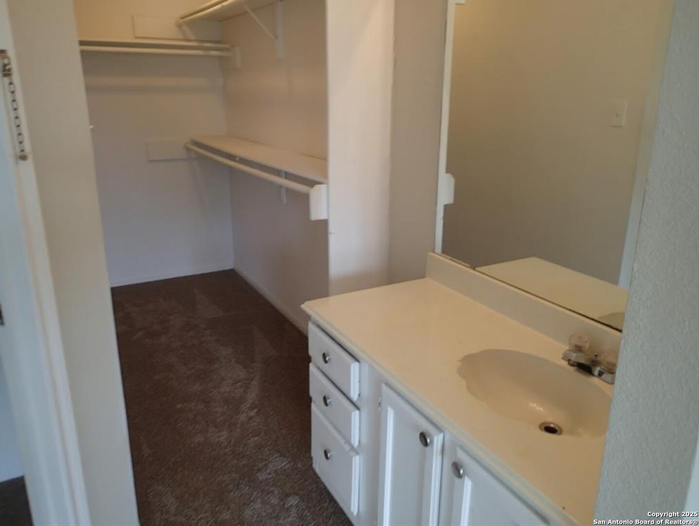 Primary Bedroom Vanity & Walk-In Closet