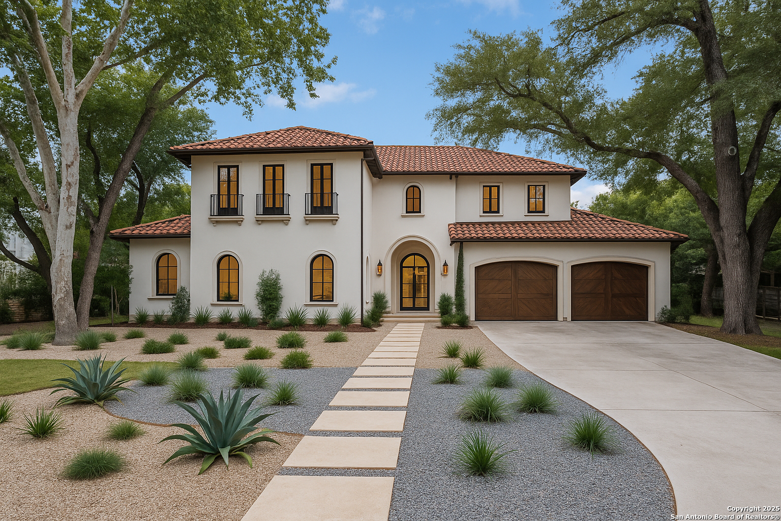 Affectionately known as Ina Mae's Heritage House, this classic 1951 residence captures the timeless charm of Alamo Heights while offering exceptional potential for transformation. Situated on an expansive .34-acre double lot, the property invites endless possibilities, from expanding the current home to creating an entirely new architectural vision inspired by the neighborhood's luxury estates.    The existing 2-bedroom, 2-bath home spans 1,110 square feet and showcases custom wood paneling, vintage craftsmanship, and a striking stone wall believed to trace its origins back to the era of the Alamo, an enduring link to San Antonio's storied past. Mature trees frame the perimeter of the property, creating a natural sense of privacy while leaving a broad open expanse ready for your imagination.    With AI-enhanced renderings illustrating both renovation and redevelopment concepts, buyers can easily visualize the site's remarkable potential, whether as a reimagined heritage residence or a stunning new two-home enclave.    Located in the heart of Alamo Heights, less than a mile from the Quarry Market and just minutes to Broadway's premier shopping, dining, and Central Market, the setting is unmatched. Top-rated schools, a vibrant local community, and the prestige of one of San Antonio's most desirable neighborhoods make this offering truly rare.    530 Corona is more than a home, it's an opportunity to shape the next chapter of Alamo Heights history on one of its most promising lots.