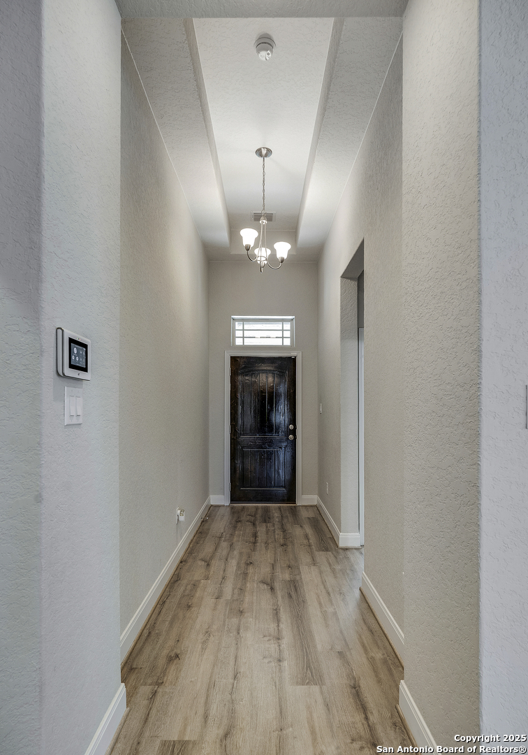 Bright foyer with LVP floors