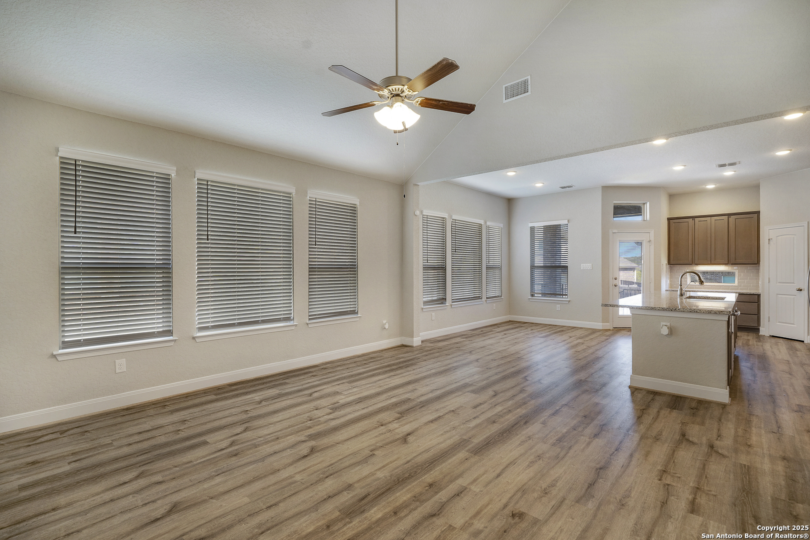 Dining flows to great room