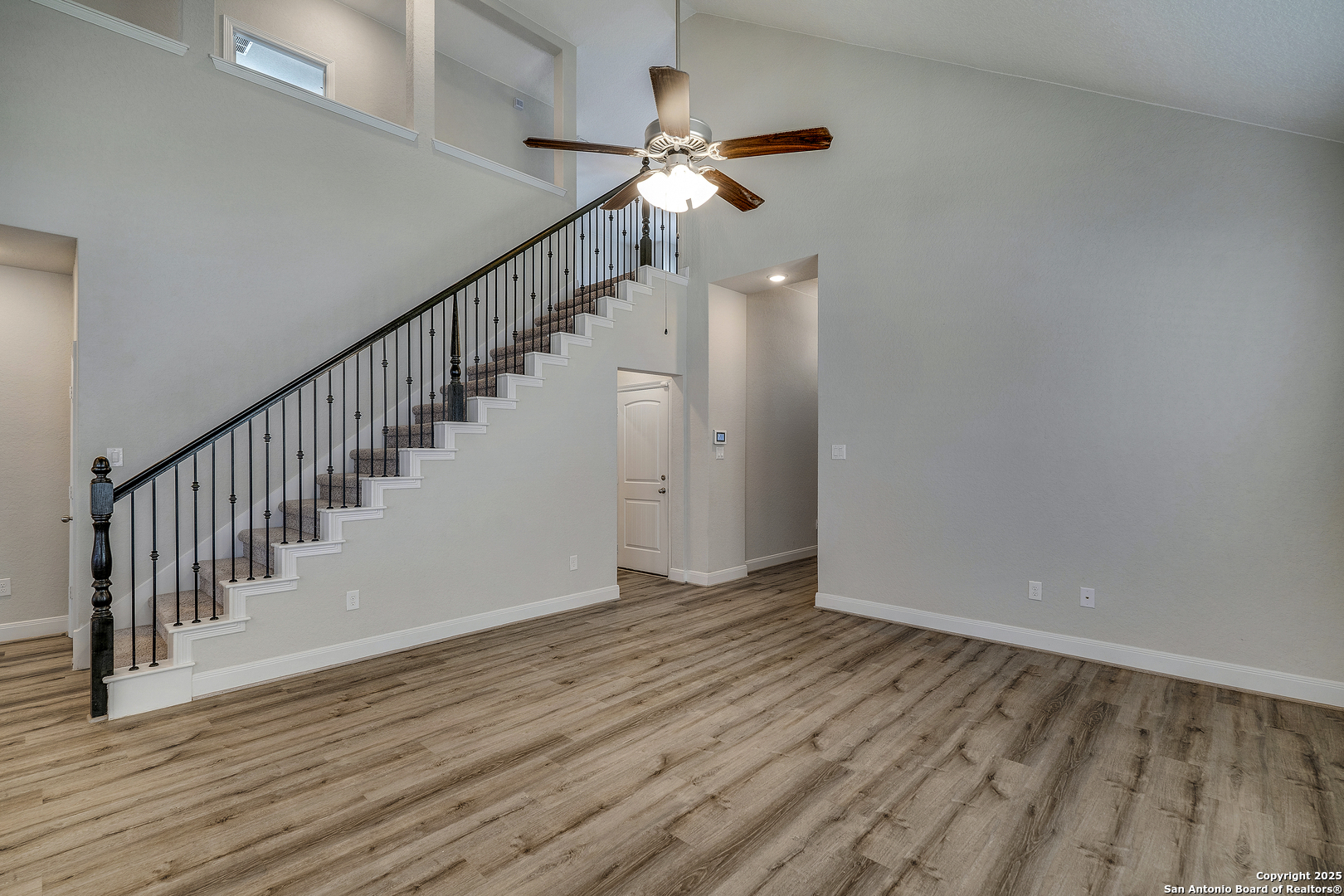 Stair detail and loft view
