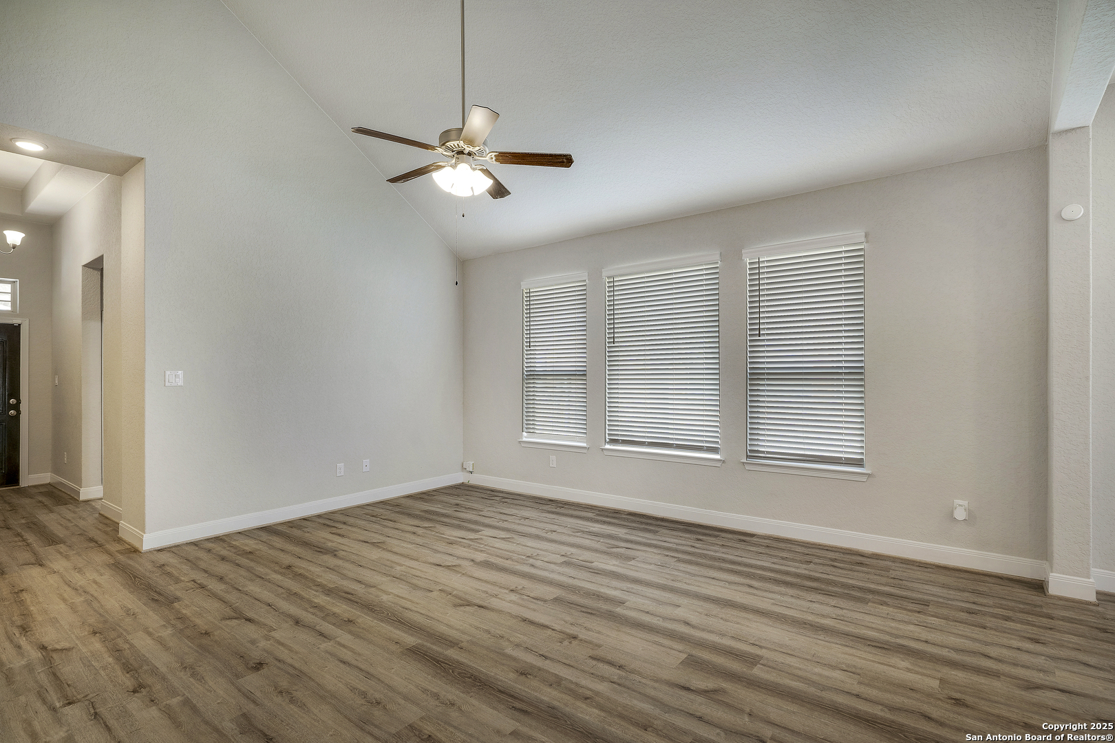 Great room wall of windows