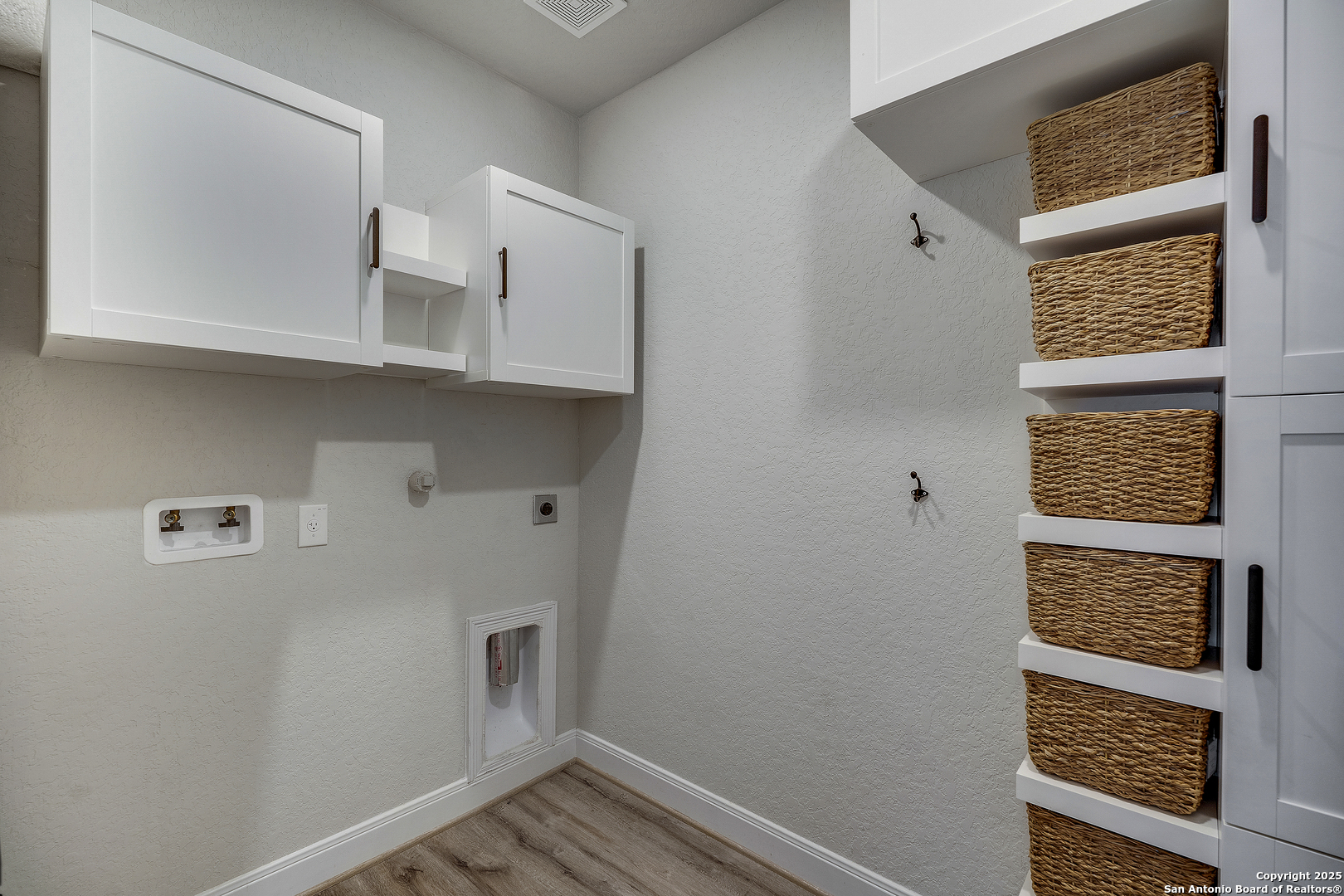 Custom Built in Cabinets in Utility Room