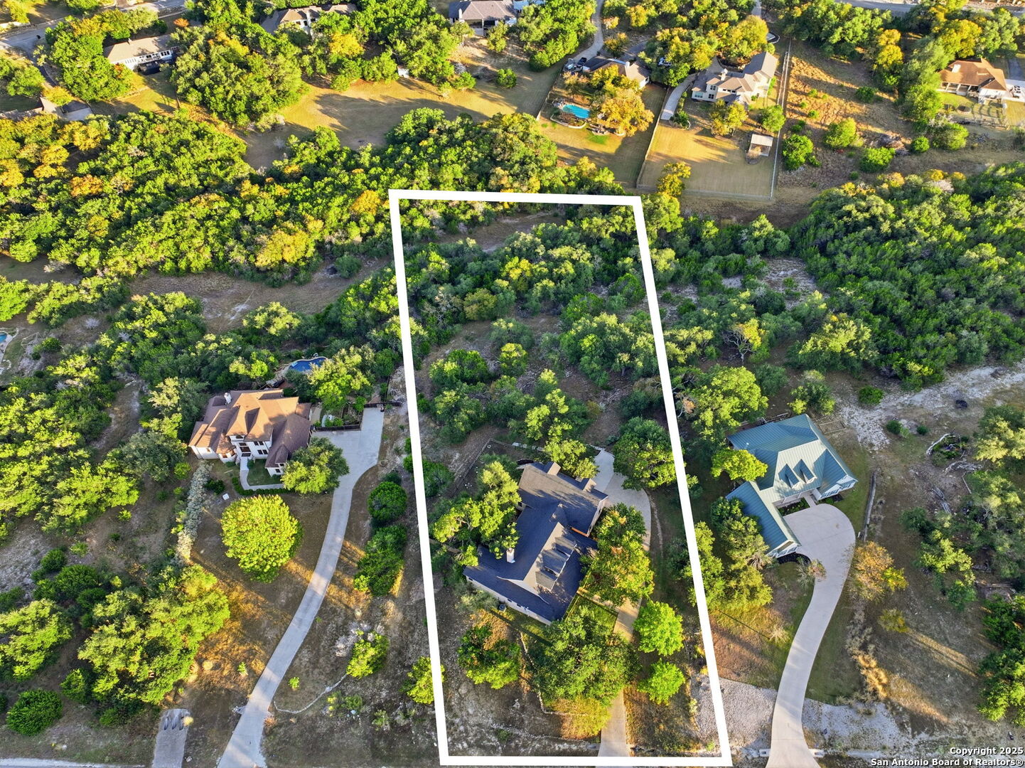 Aerial of 2 acres