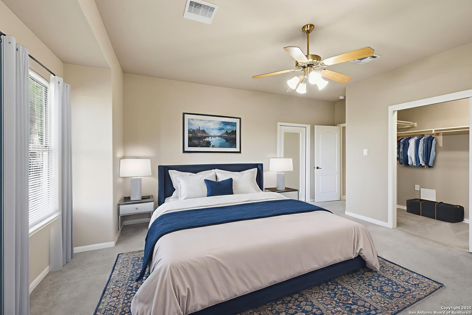 Virtually staged bedroom 3