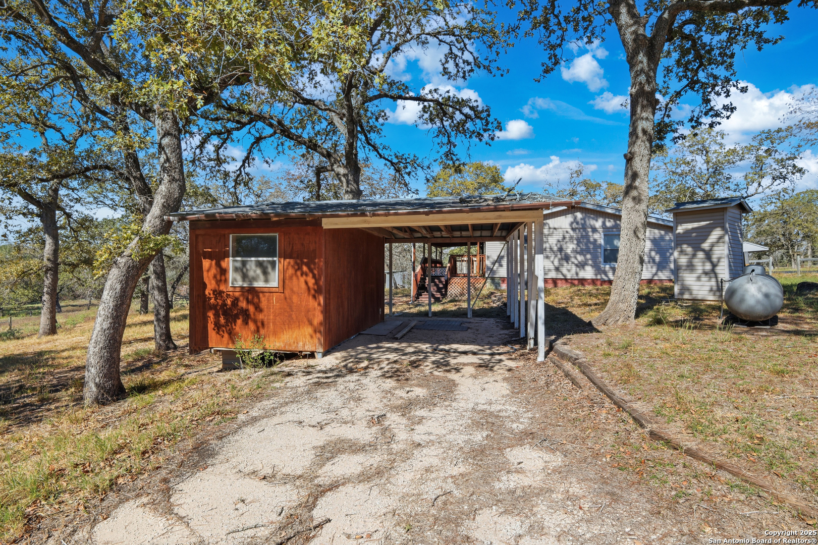 CARPORT WITH LAUNDRY CONNECTIONS