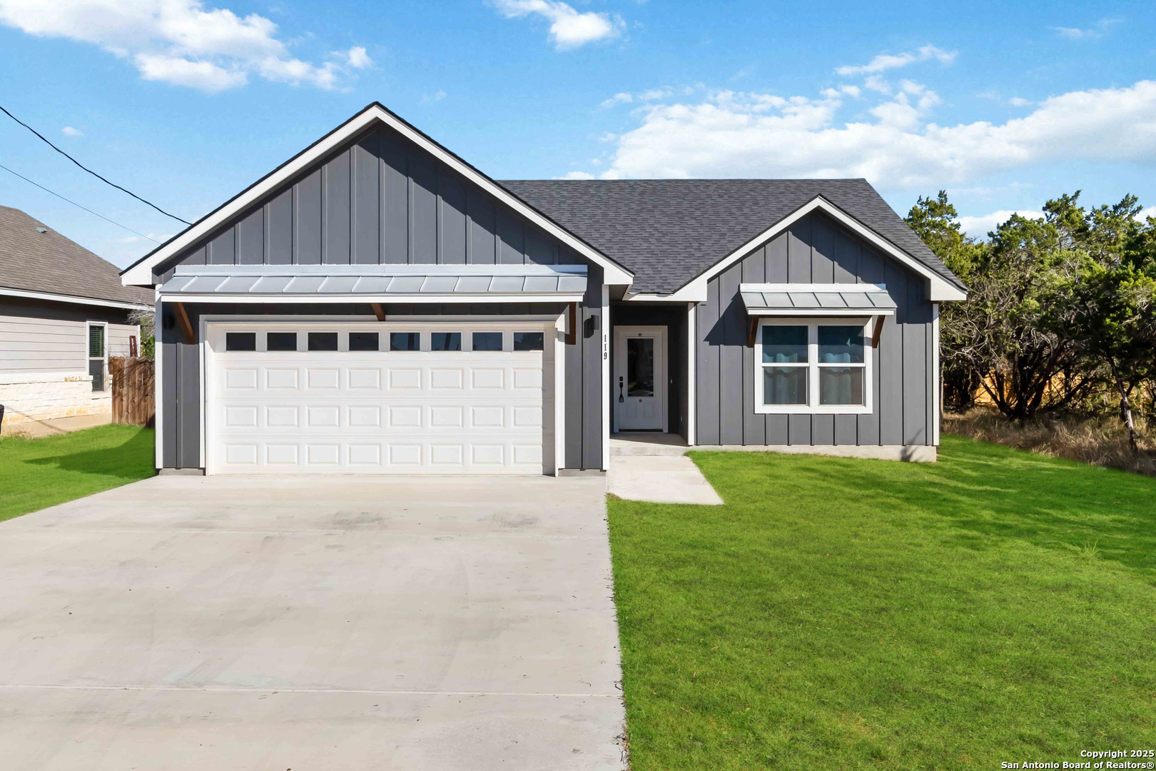 Virtually staged grass