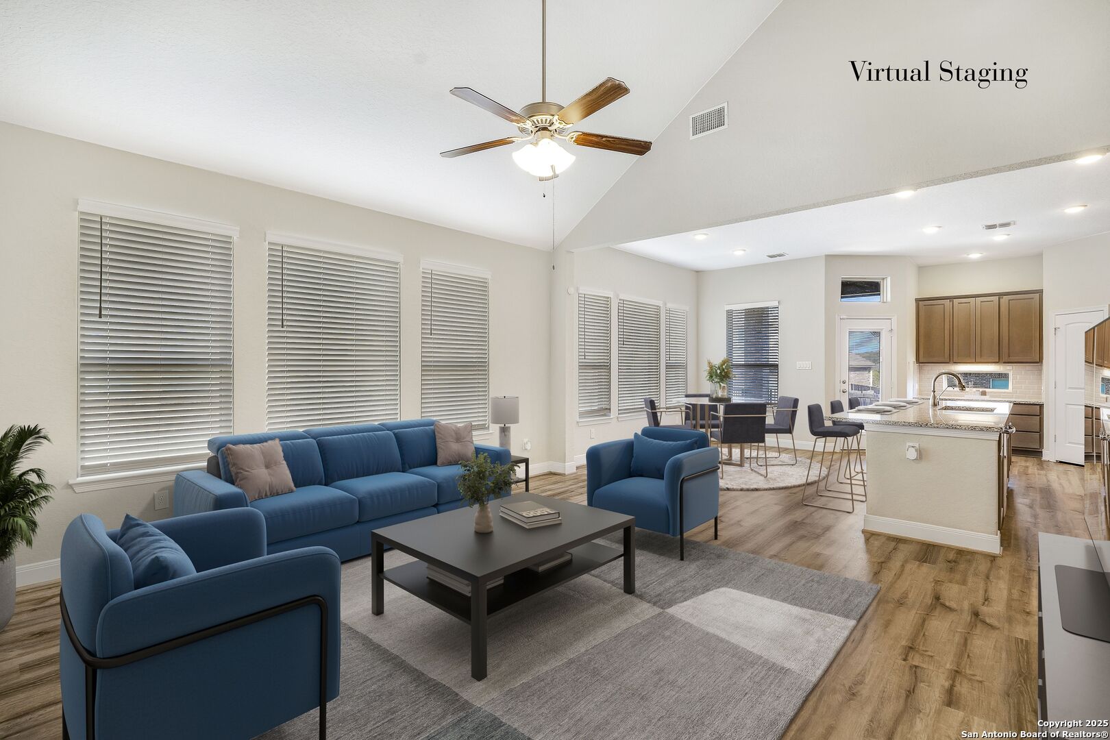 Virtual staging of the dining room