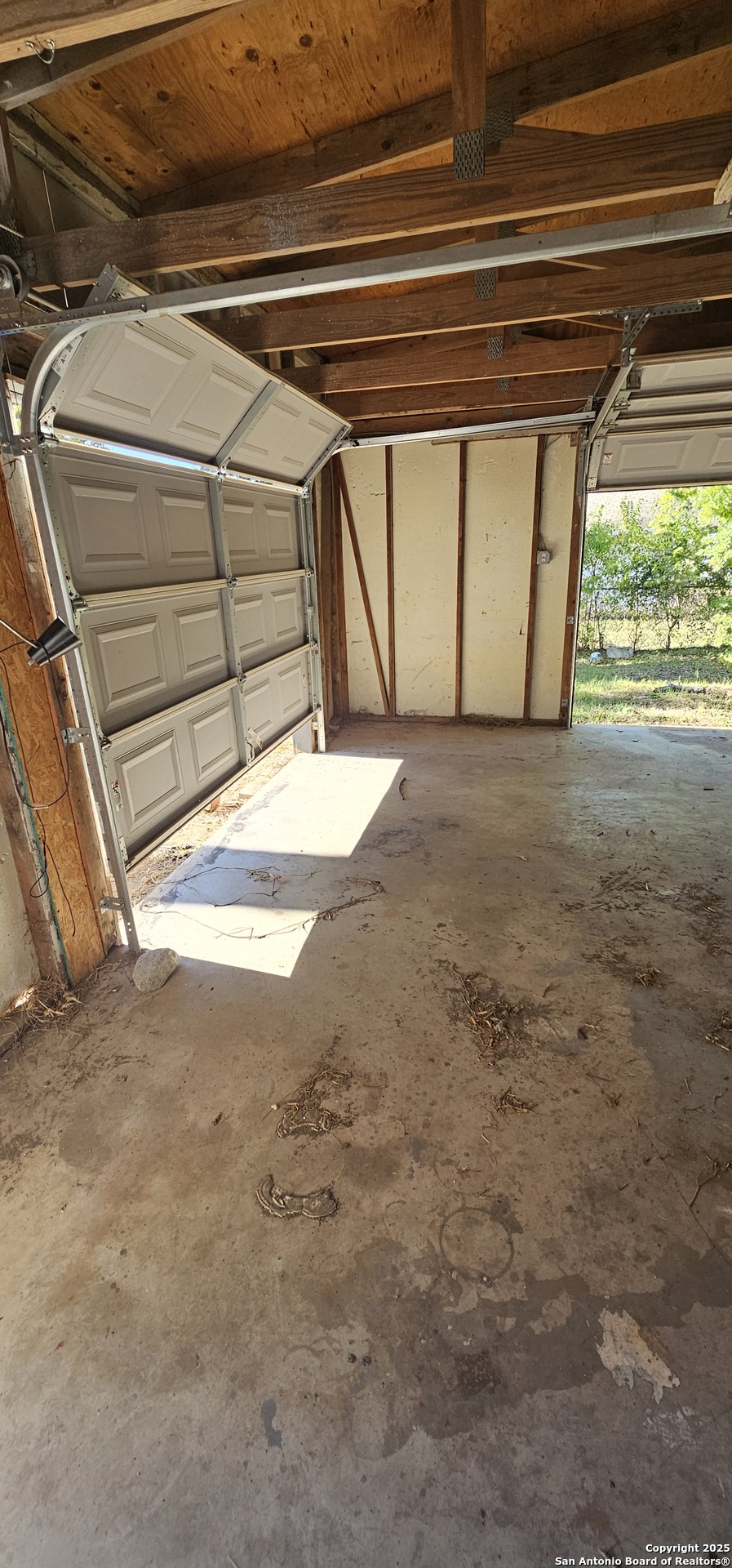 Garage parking through rear entrance