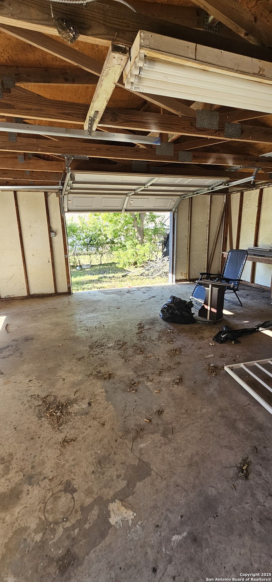 Garage parking through rear entrance