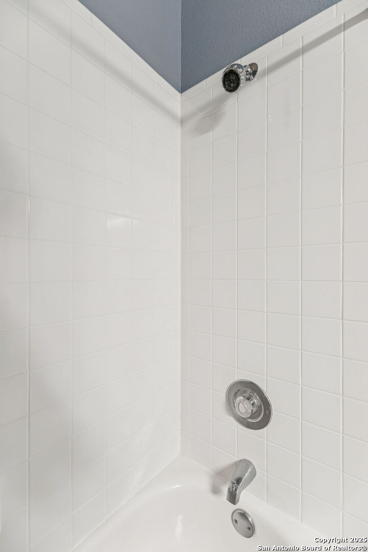 Secondary Full Bath -Tub and Shower