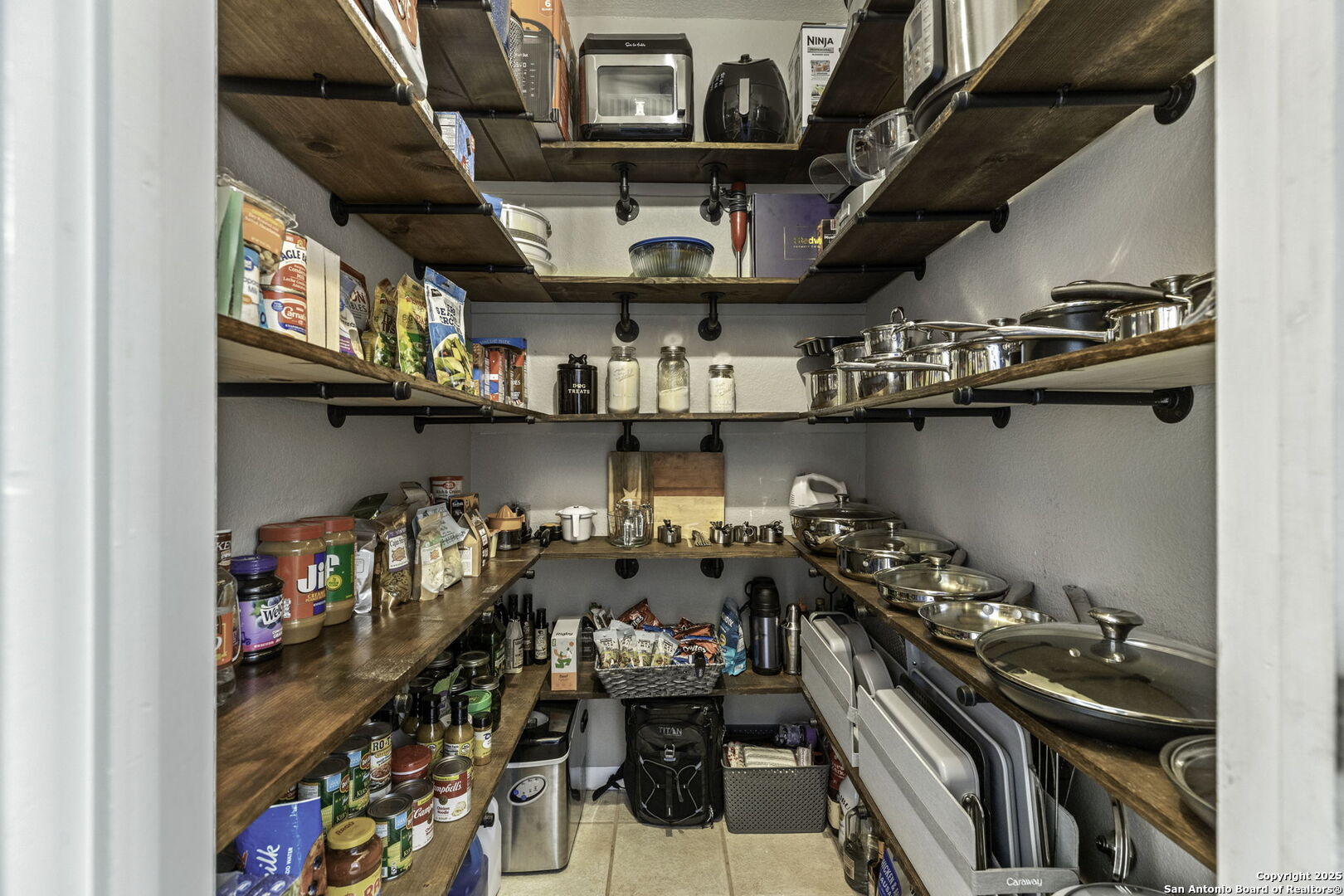 Walk in Pantry in main home.