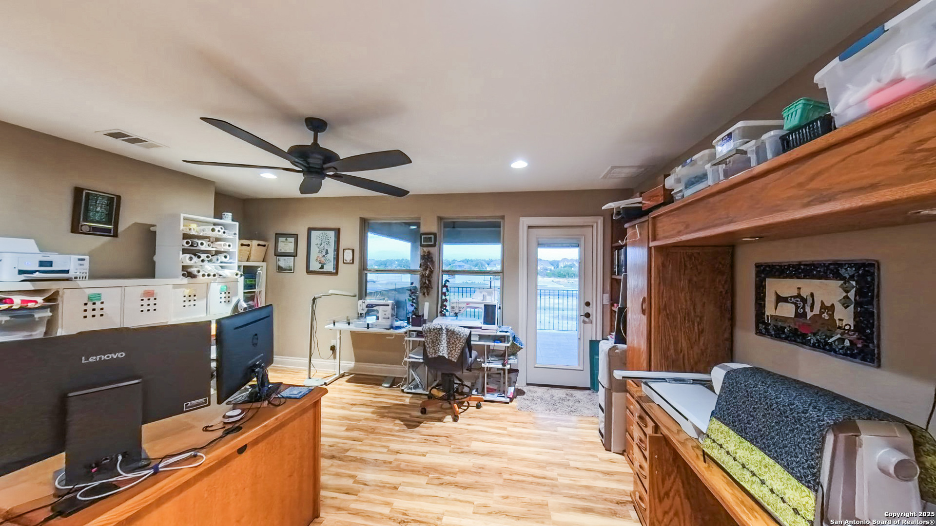 5th Bedroom currently sewing room